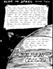 The first page, after finding Earth what remains of our heroes are sent on a commercial spaceship away from everything.