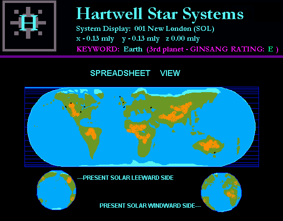 SYSTEM 001 New LONDON / EARTH DISPLAY